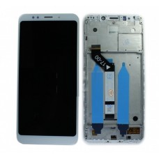 Дисплей Xiaomi Redmi 5 Plus (MEG7 / MEI7) complete with frame White/Black  